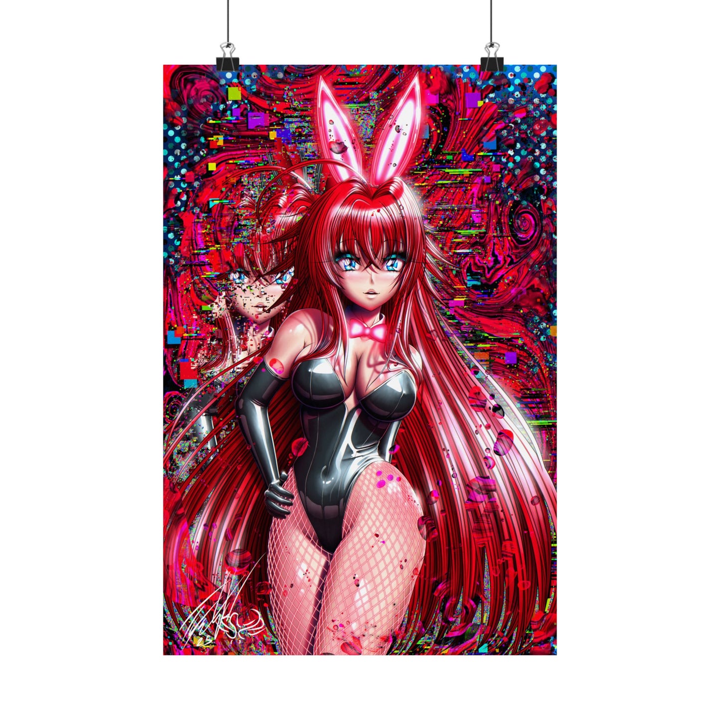 Anime Bunny Suit Girl Poster