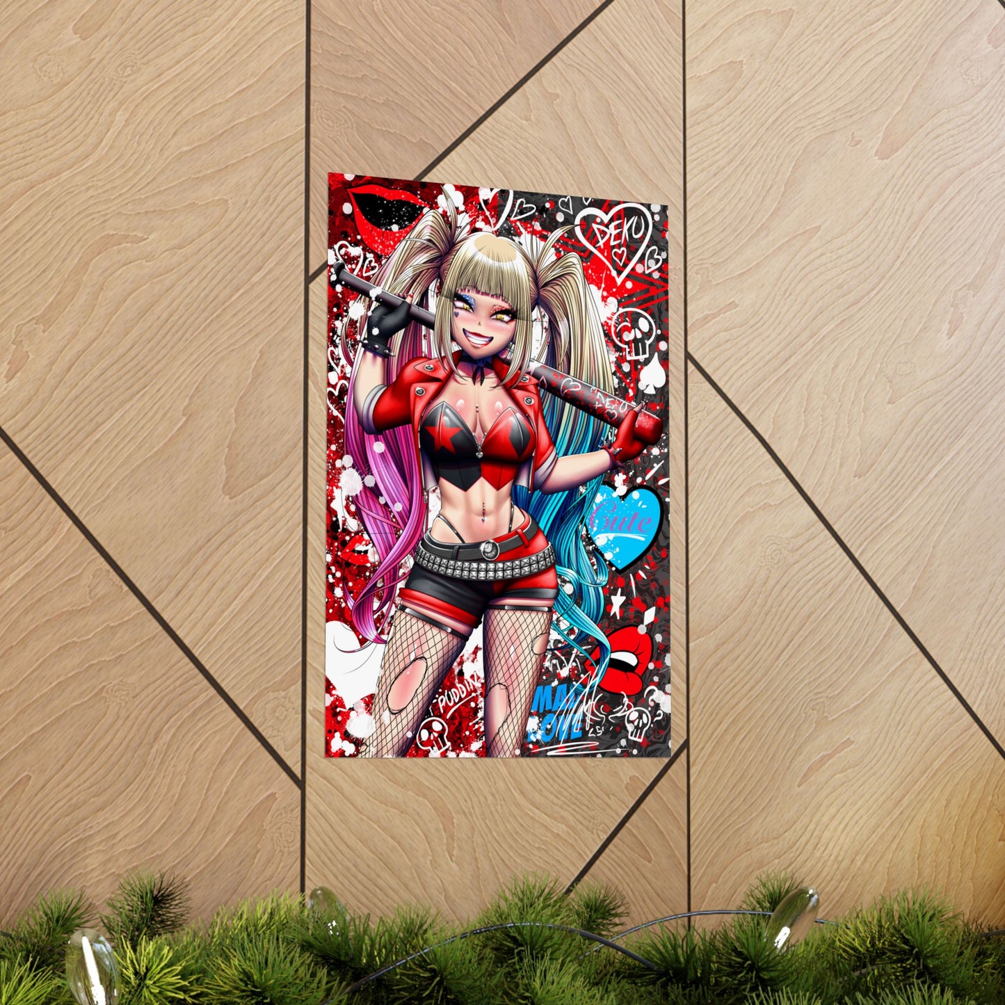 Crazy Anime Girl Mate Poster