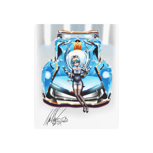 Anime Girl With An Insane Track Car