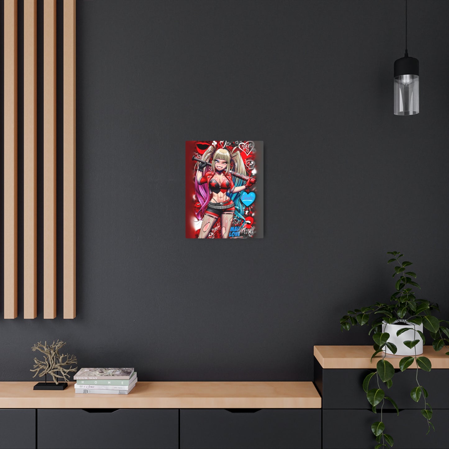 Crazy Anime Girl Metal Print