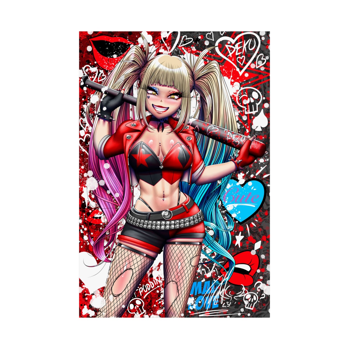 Crazy Anime Girl Mate Poster