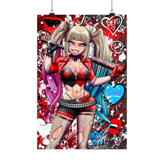 Crazy Anime Girl Mate Poster