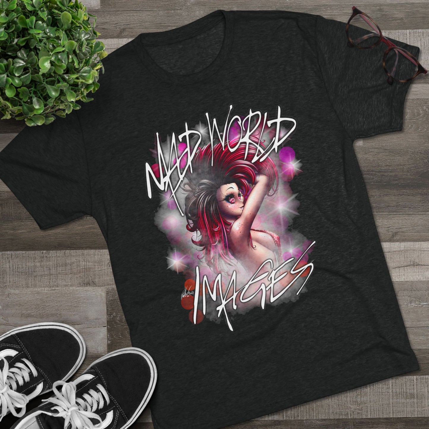 Metal Head Anime Girl Pinup