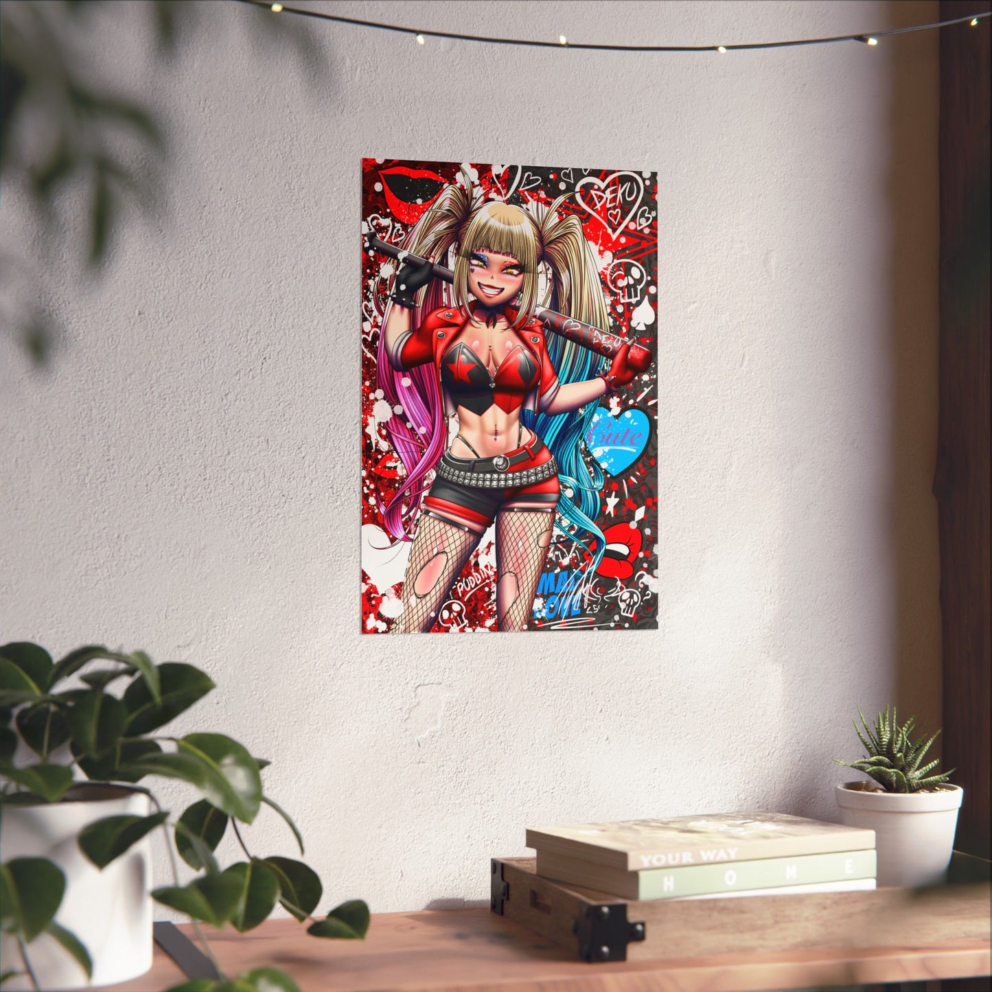 Crazy Anime Girl Mate Poster