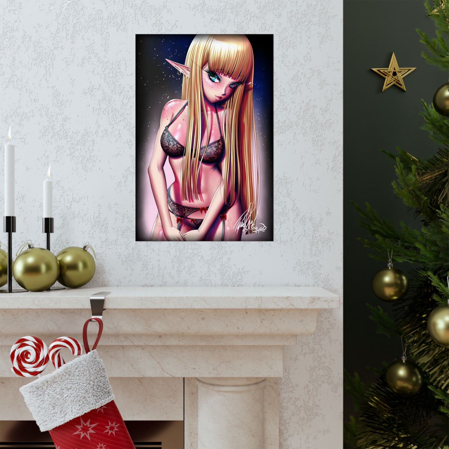 Anime Elf Girl Pinup