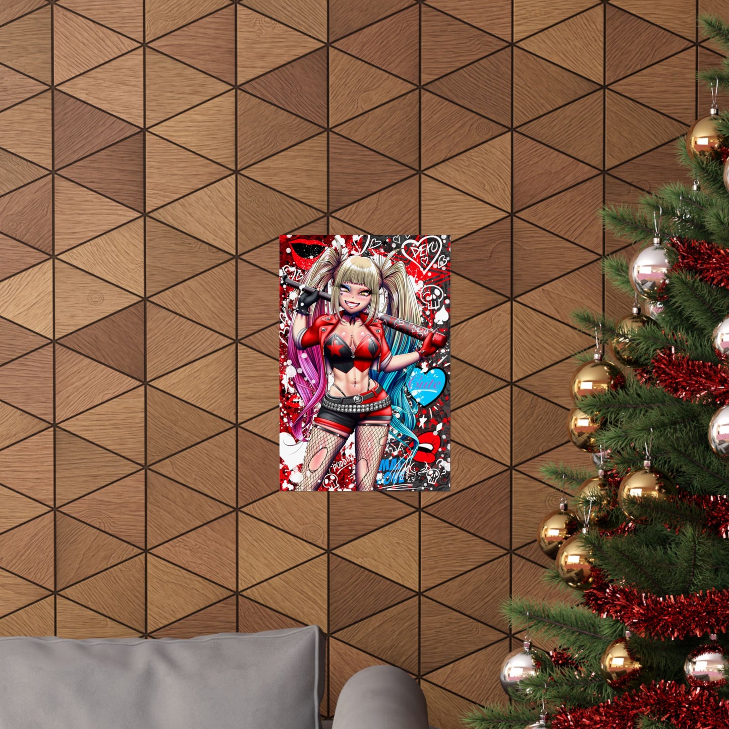 Crazy Anime Girl Mate Poster