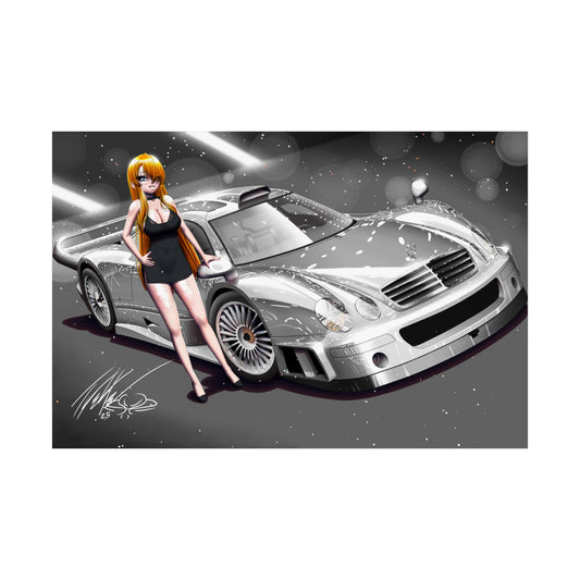 Anime Art 1990s Exotic Car Automotive Art